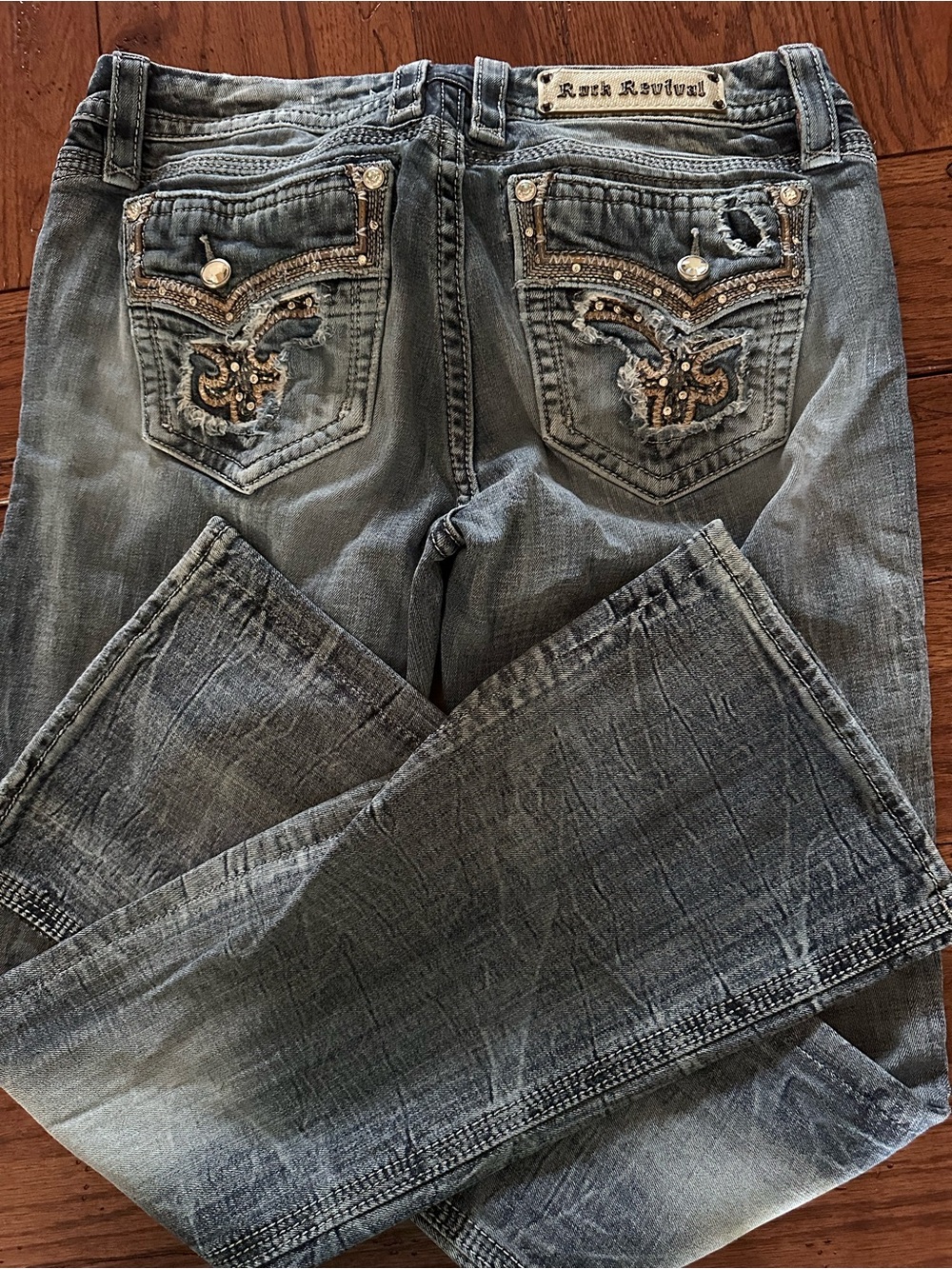 Rock Revival Women’s Jean, Betty Boot, Size 32, Length is 31